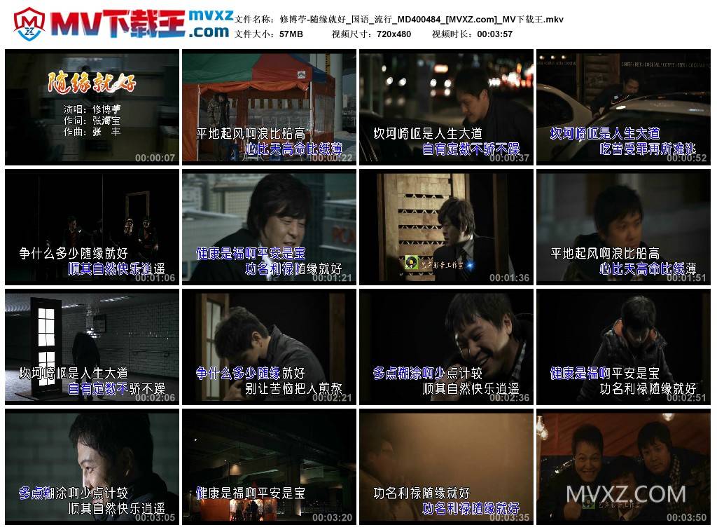 修博苧-随缘就好_国语_流行_MD400484